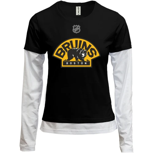 Женский лонгслив Комби Boston Bruins 2