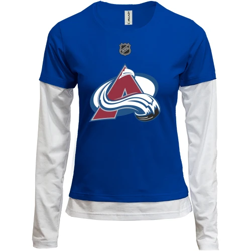 Женский лонгслив Комби Colorado Avalanche
