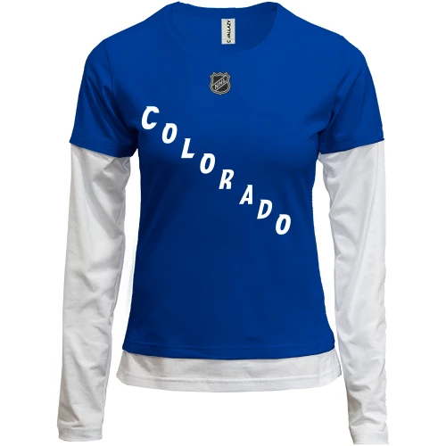 Женский лонгслив Комби Colorado