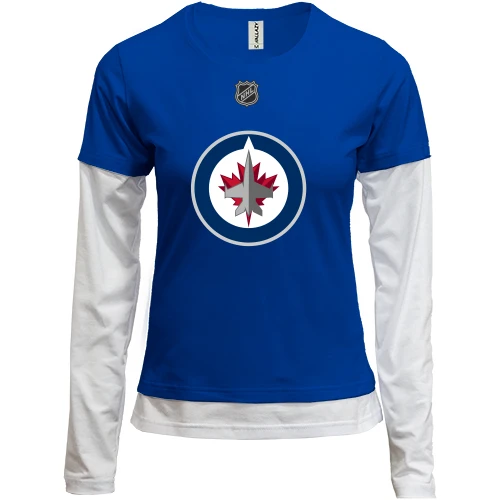 Женский лонгслив Комби Winnipeg Jets