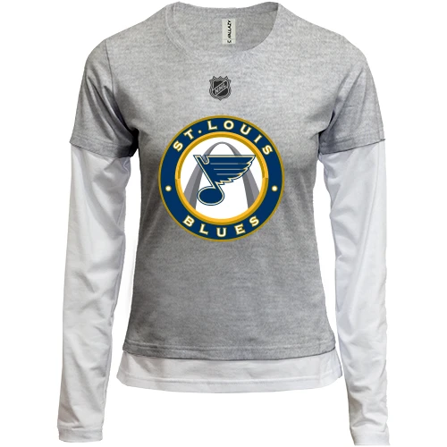 Женский лонгслив Комби Saint Louis Blues 2