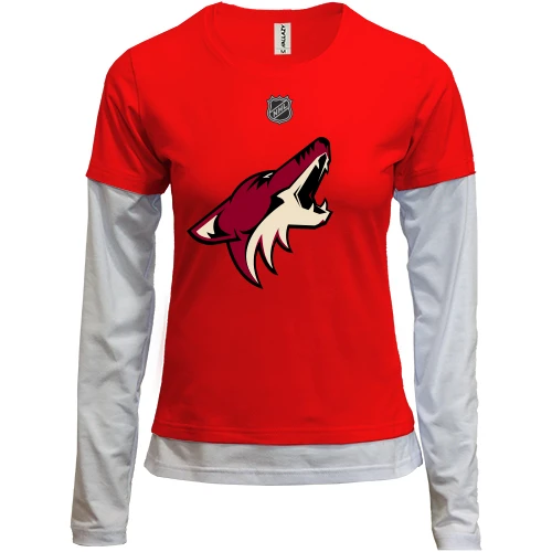 Женский лонгслив Комби Phoenix Coyotes