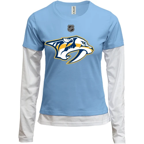 Женский лонгслив Комби Nashville Predators