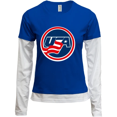 Женский лонгслив Комби Team USA