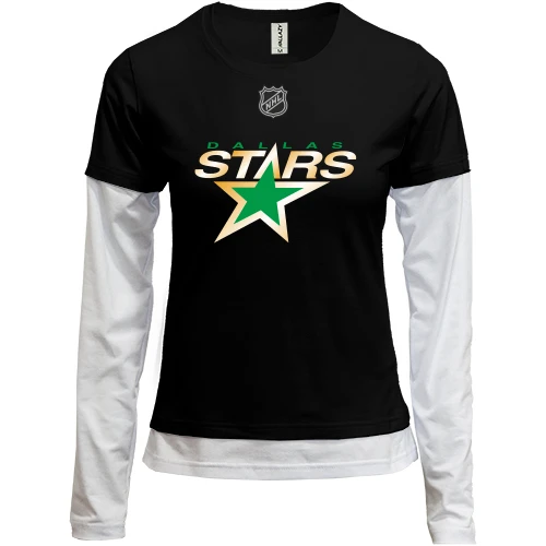 Женский лонгслив Комби Dallas Stars