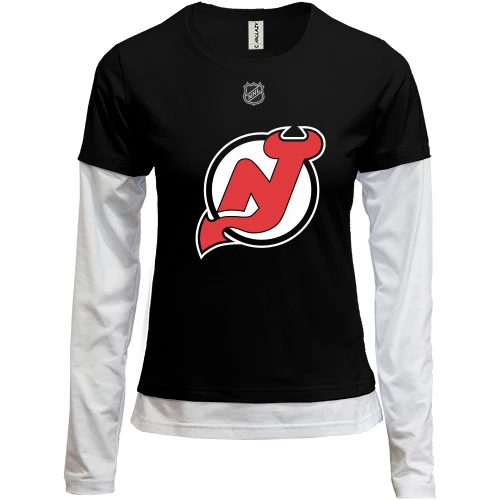 Женский лонгслив Комби New Jersey Devils
