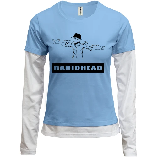 Женский лонгслив Комби Radiohead (2)
