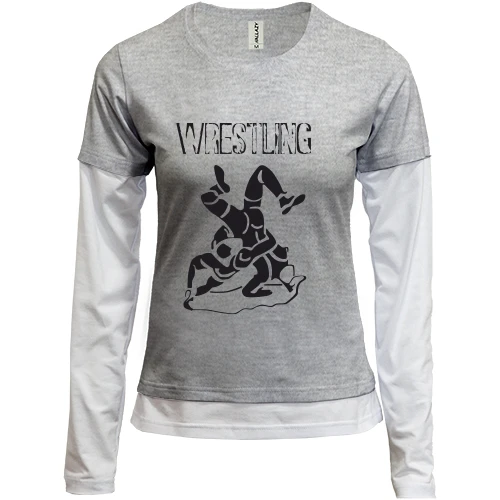 Женский лонгслив Комби Wrestling