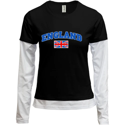 Женский лонгслив Комби England (2)
