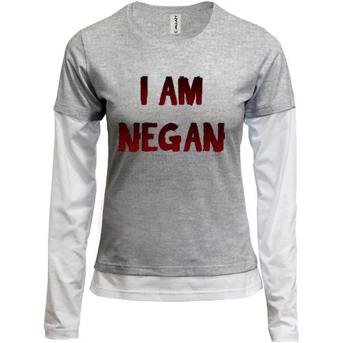 Женский лонгслив Комби Я Ниган (I'm Negan)