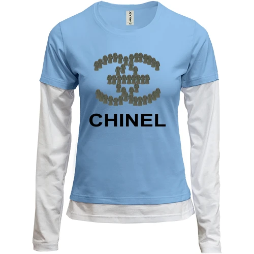 Женский лонгслив Комби CHINEL