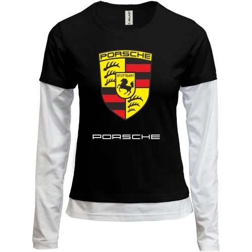 Жіночий лонгслів Комбі Porsche