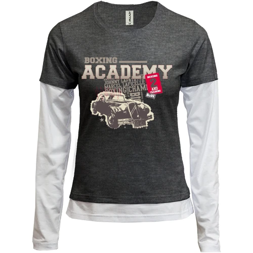 Женский лонгслив Комби Boxing academy car