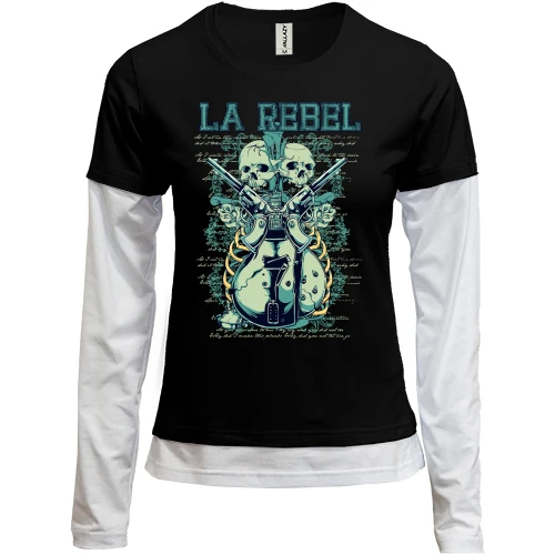 Женский лонгслив Комби la rebel