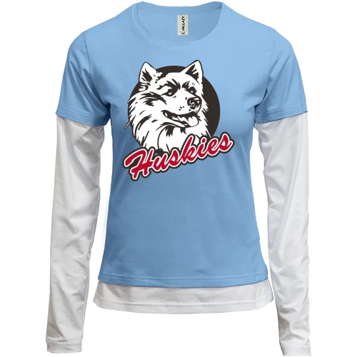 Женский лонгслив Комби Huskies