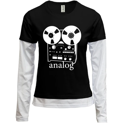 Женский лонгслив Комби Analog