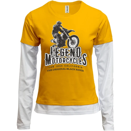 Женский лонгслив Комби legend motorcycles