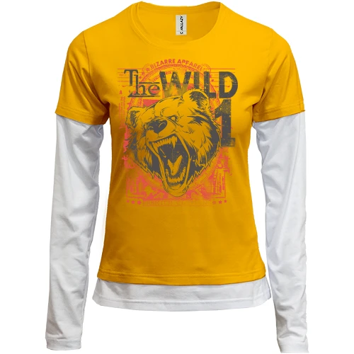 Женский лонгслив Комби the wild