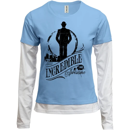 Женский лонгслив Комби the incredible