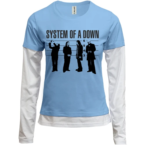 Женский лонгслив Комби System of a Down