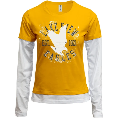 Женский лонгслив Комби lakeview eagles
