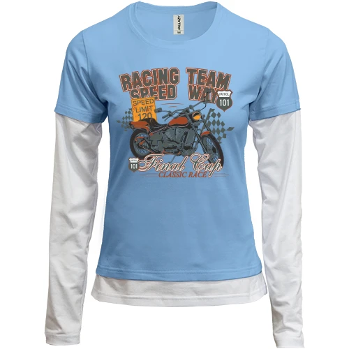 Женский лонгслив Комби racing team speed way