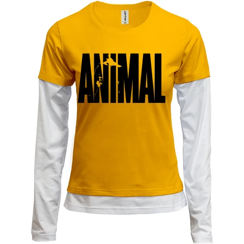 Женский лонгслив Комби Animal Pac