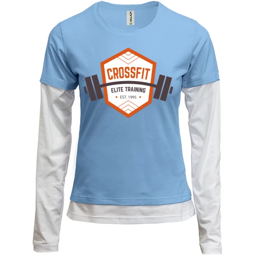 Женский лонгслив Комби crossfit elite training