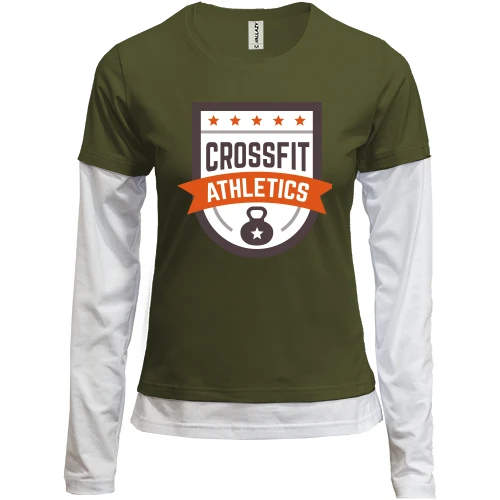 Женский лонгслив Комби crossfit athletics 2