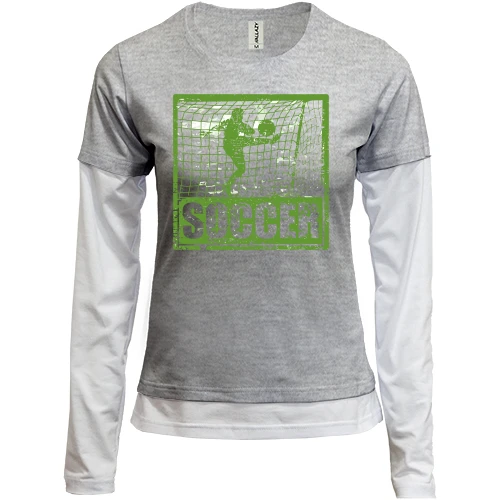 Женский лонгслив Комби soccer