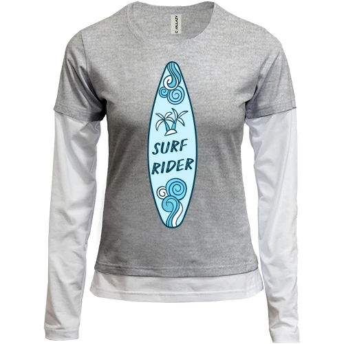 Женский лонгслив Комби surf rider
