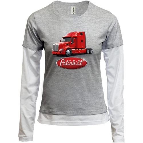 Женский лонгслив Комби Peterbilt Model 579