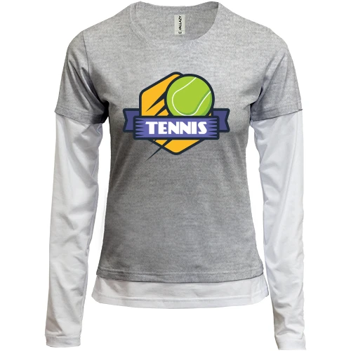 Женский лонгслив Комби Tennis