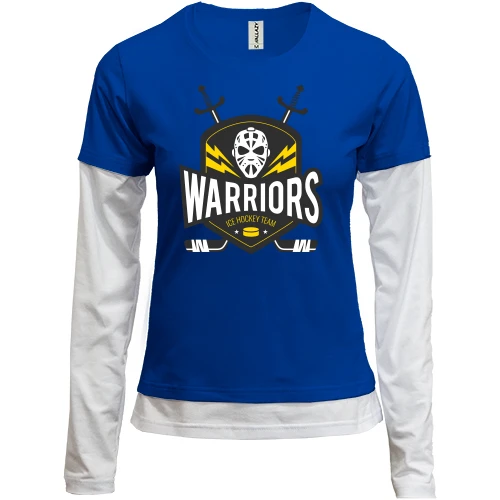 Женский лонгслив Комби warriors ice hockey