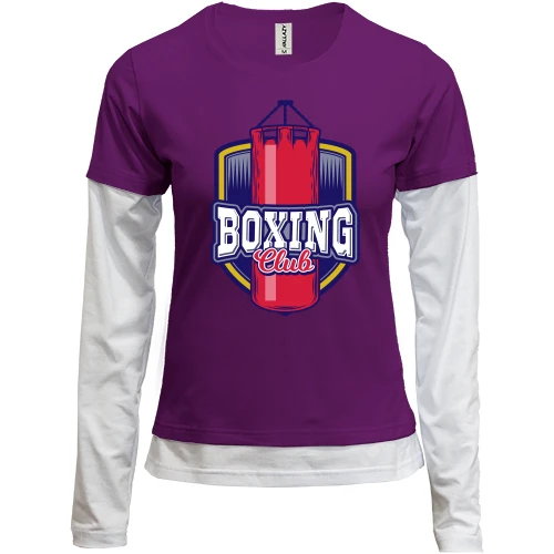 Женский лонгслив Комби boxing club