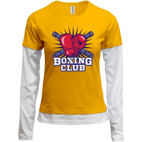 Женский лонгслив Комби boxing club 2