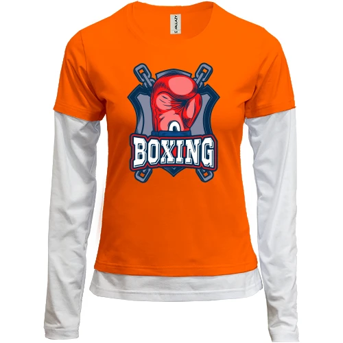 Женский лонгслив Комби boxing 2