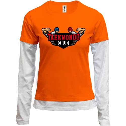 Женский лонгслив Комби taekwondo club 2