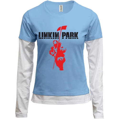 Женский лонгслив Комби Linkin Park (3)