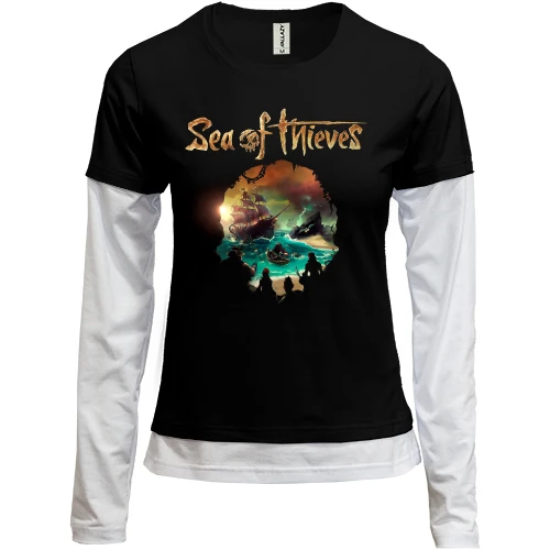 Женский лонгслив Комби Sea of Thieves