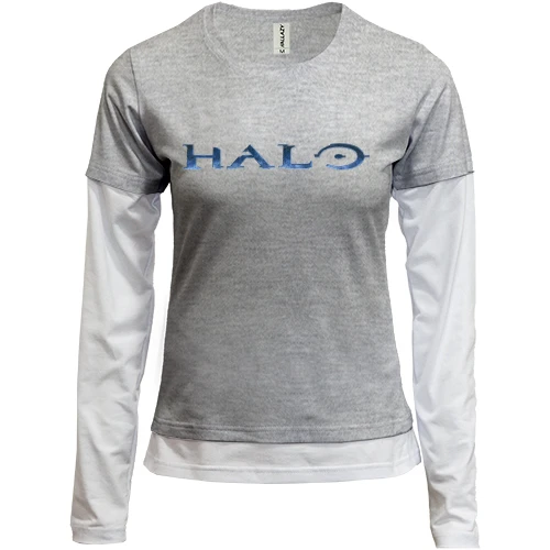 Женский лонгслив Комби Halo