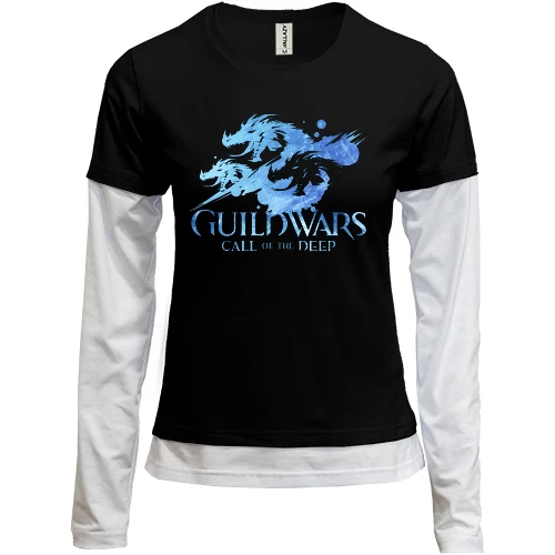 Женский лонгслив Комби Guild Wars 2 Call of the Deep