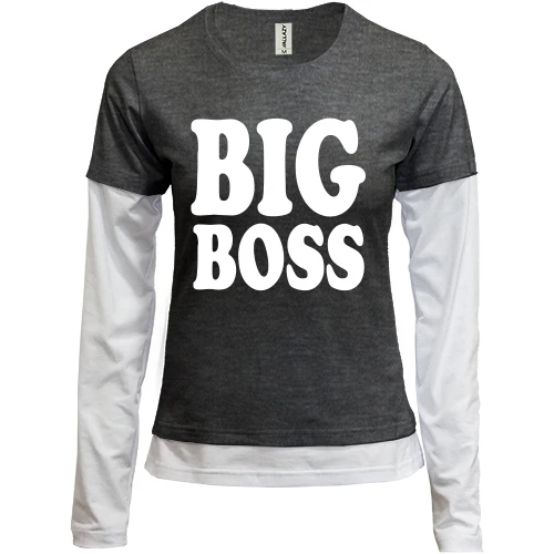 Жіночий лонгслів Комбі для начальника "Big boss"