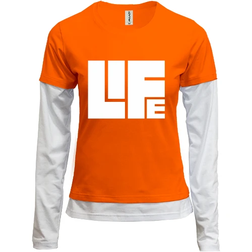 Женский лонгслив Комби Life