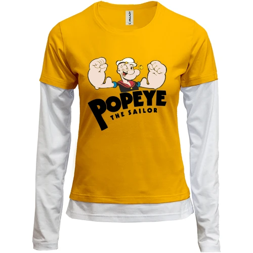 Женский лонгслив Комби Popeye