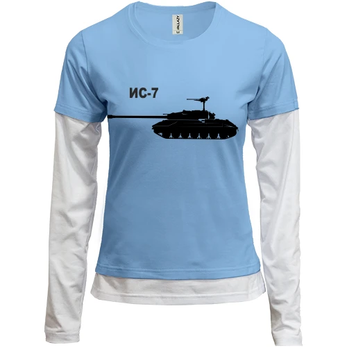 Женский лонгслив Комби ИС-7