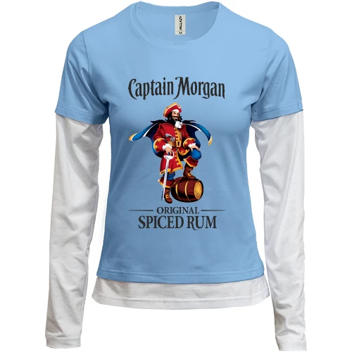 Женский лонгслив Комби Captain Morgan