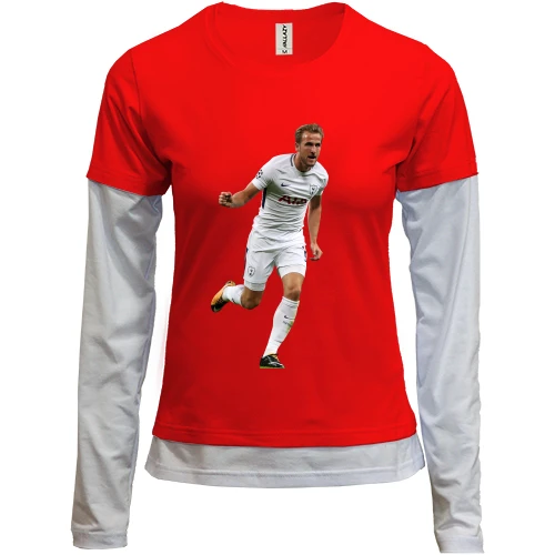 Женский лонгслив Комби c Harry Kane