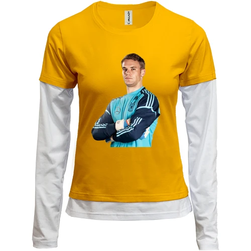 Женский лонгслив Комби c Manuel Neuer