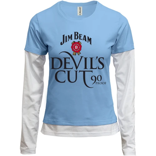 Женский лонгслив Комби Jim Beam Devil